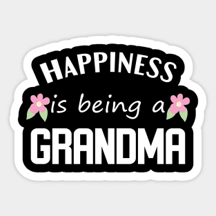 Happiness Is Being Grandma Sticker